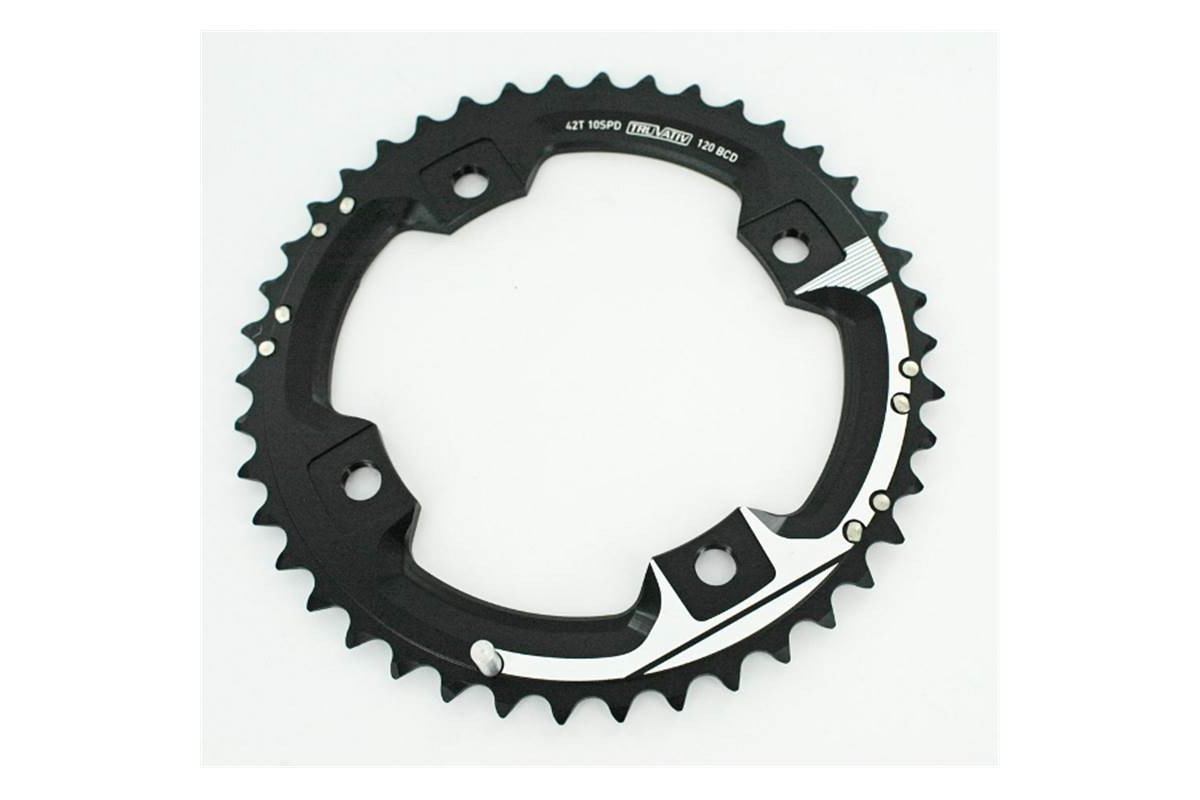 SRAM Plateau VTT 42dts S2 120 AL6 Blanc L-Pin GXP 2x10 vit