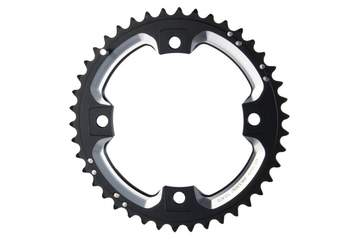 SRAM Plateau VTT 42dts S2 120 AL6 Noir Mate L-Pin GXP CNC 2x10 vit