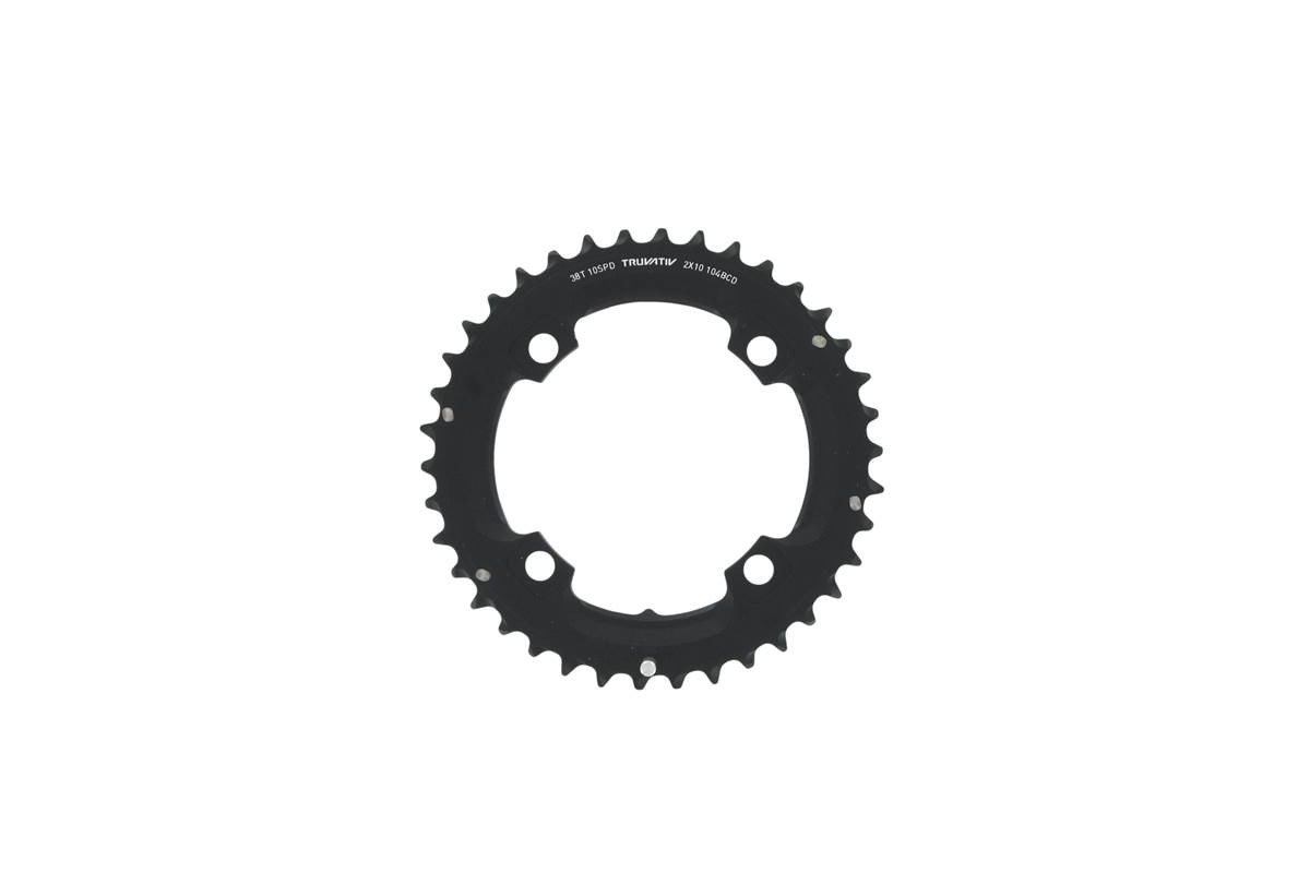 SRAM Plateau VTT 38dts S1 104 AL5 Noir Mate Long Pin 38/24 10 Vit