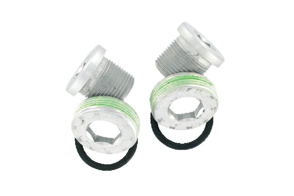 SRAM Vis de serrage manivelle M15/M22 alu avec extracteurx2