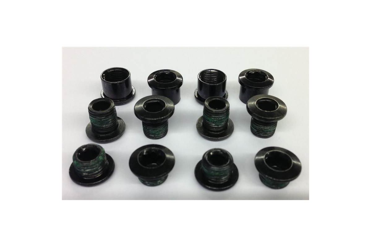 SRAM Vis Cheminée Plateau Triple Noir 12pces