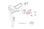 SRAM Red eTap Shifter Battery Hatch and Screws Right