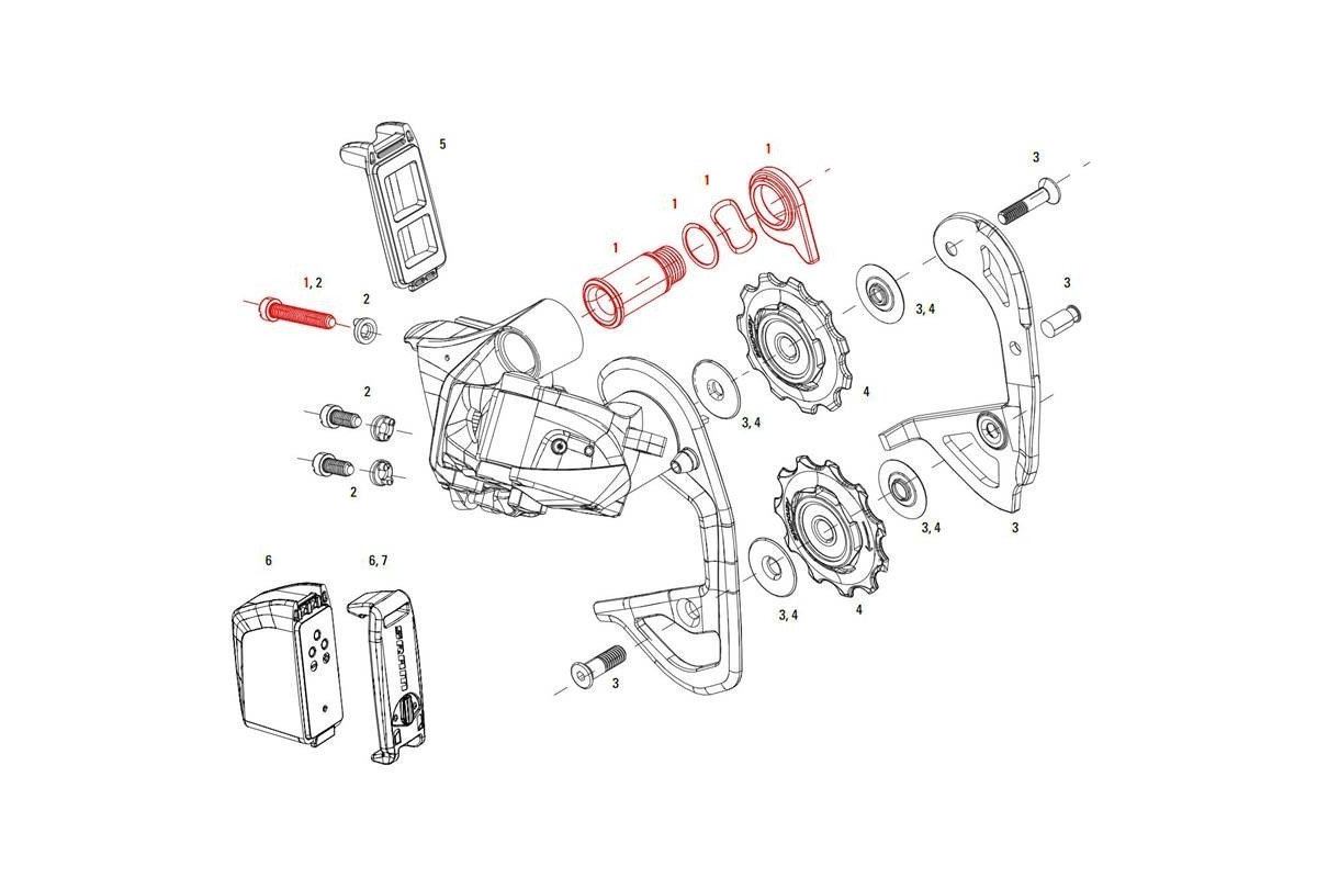 SRAM Red eTap Rear Derailleur B-Bolt/B-Screw