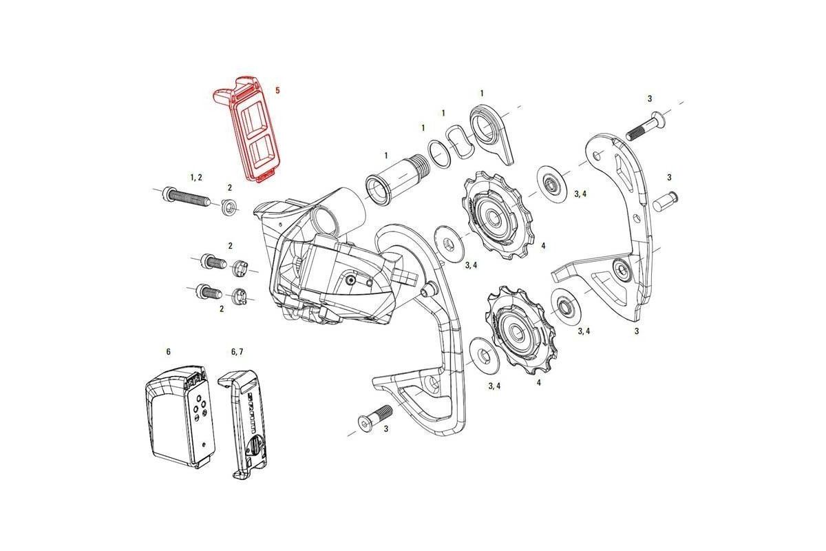 SRAM Red eTap Battery Block Front/Rear Derailleur Qty 1