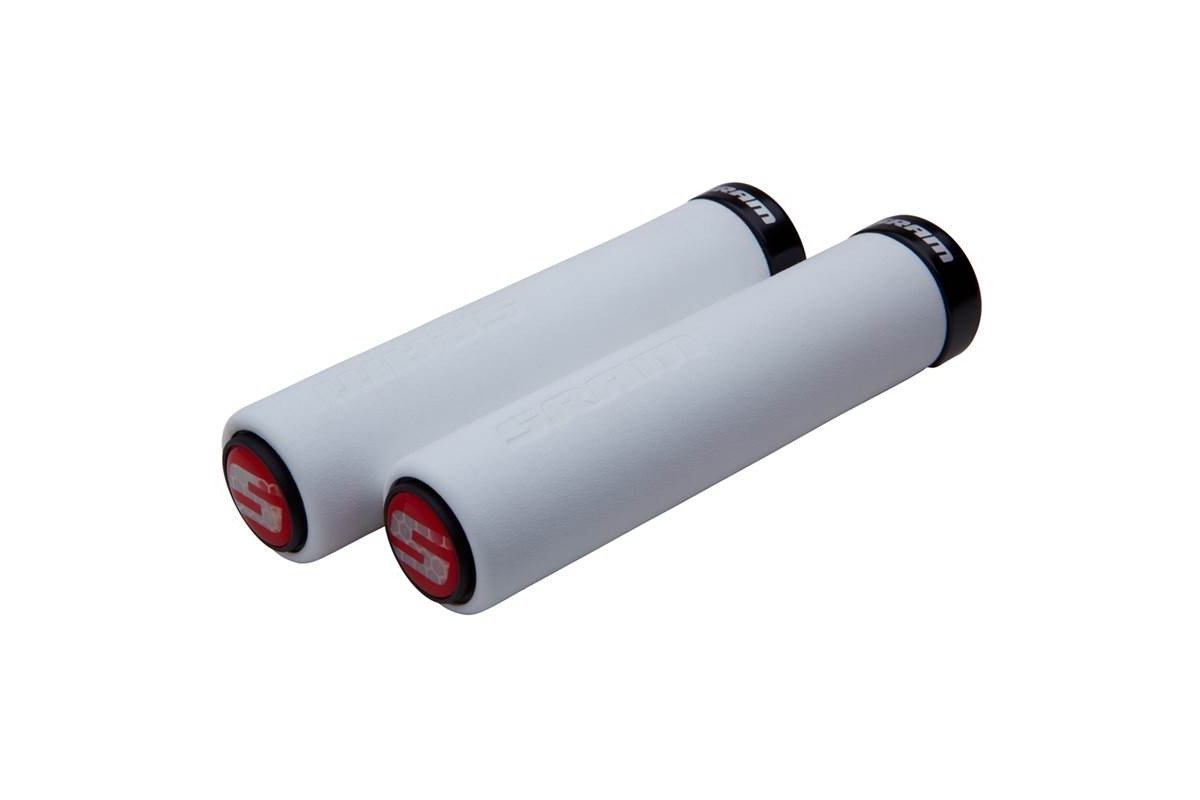 SRAM Locking Grips Mousse 129mm with Single Black Clamp and End Plug