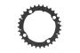 SRAM Plateau VTT - TVT 104mm - 4 trous- Alu Noir 9 vit