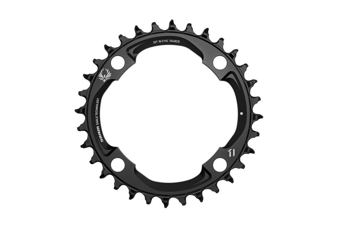 SRAM Plateau X-SYNC Eagle 2 104 BCD Alum 12 Vit Black