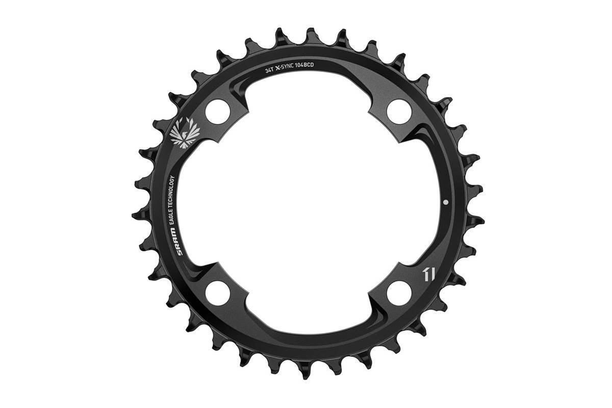 SRAM Plateau X-SYNC Eagle 2 104 BCD Alum 12 Vit Black