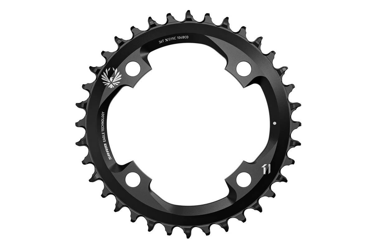 SRAM Plateau X-SYNC Eagle 2 104 BCD Alum 12 Vit Black