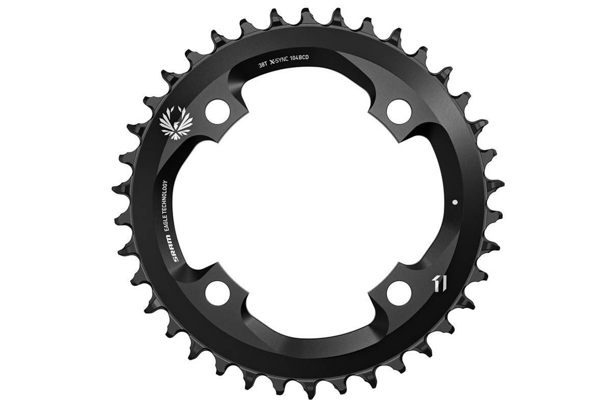 SRAM Plateau X-SYNC Eagle 2 104 BCD Alum 12 Vit Black