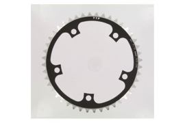 GPA CYCLE Plateau Route Aluminium 44 dts Comp Shim Noir