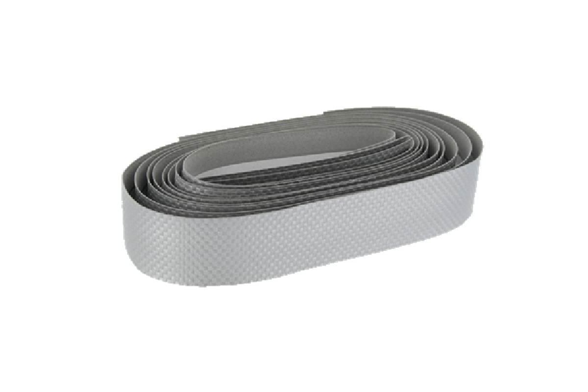 GPA CYCLE Ruban de Cintre Carbon Ribbon PVC Expansé, Argent