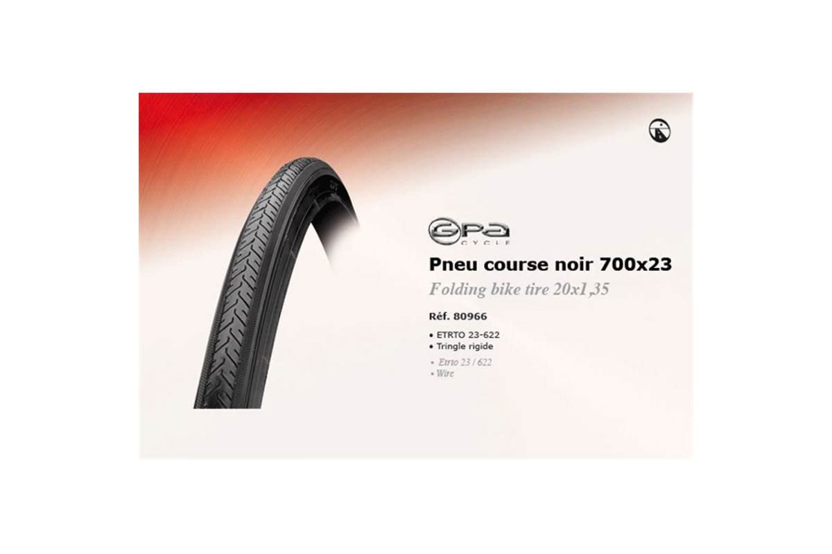 GPA CYCLE Pneu vélo route 700*23 ETRTO 23-622