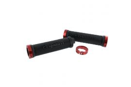 GPA CYCLE Poignées embouts vissables X2 2 côtés antiglissse, 130mm