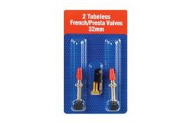 JOES NOFLAT Valves 2 TUBELESS FRENCH/PRESTA 32 mm