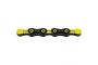 KMC Chaîne KMC DLC 11 BLACK/YELLOW x116L/Box