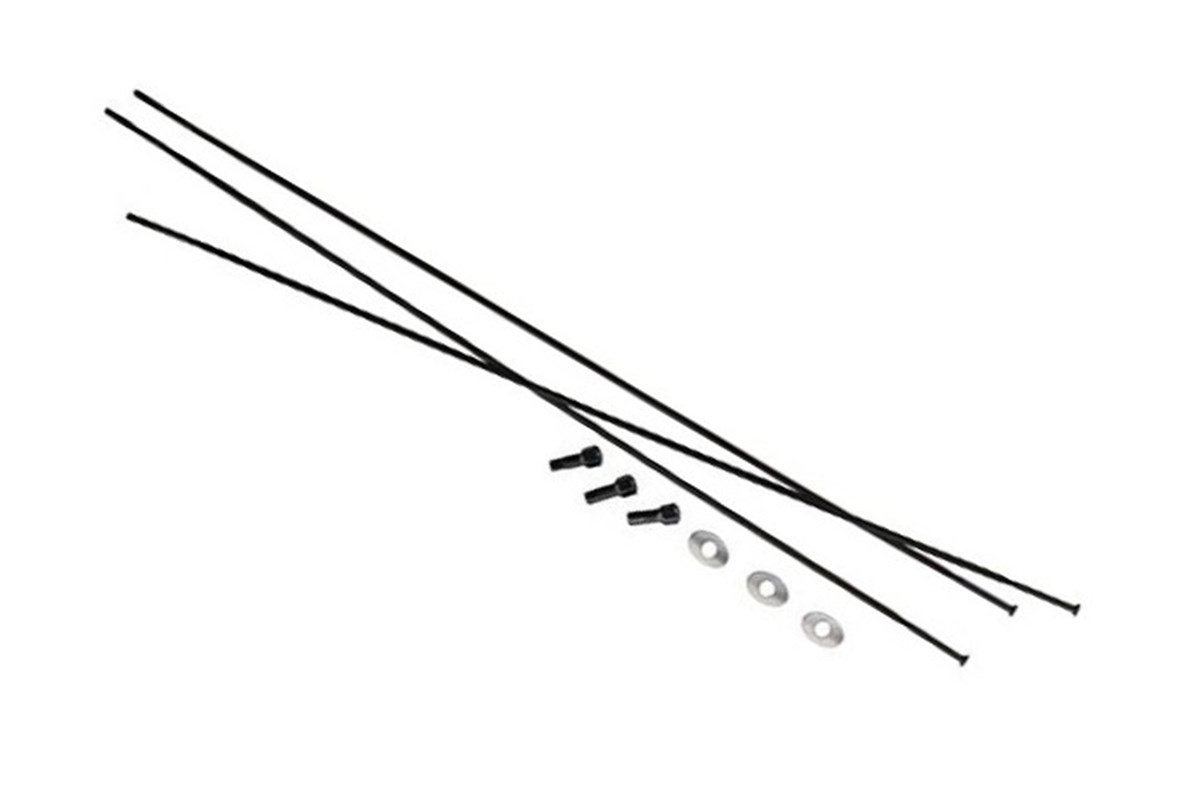 SRAM Rayons et Têtes 3pack 281mm Bladed StraiPull Ext Noir Roam 50 27