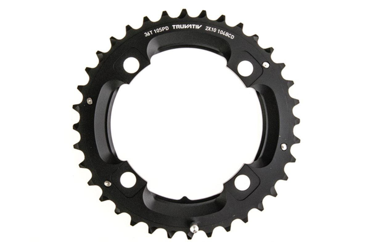 SRAM Plateau VTT 36T S1 104bcd 49 chline AL5 Noir 2x10 Long Pin 36/22
