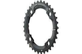 SRAM Plateau MTB 104 AL5 Blast Black 2x10 Long Pin