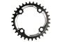 SRAM Plateau MTB 104 AL5 Blast Black 2x10 No Pin
