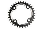 SRAM Plateau MTB 64 AL3 Blast Black 2x11 No Pin