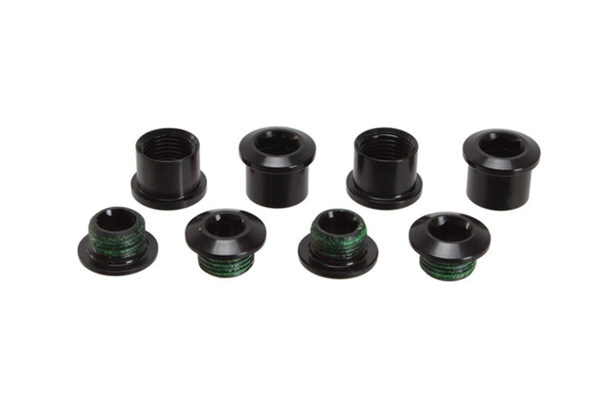 SRAM XO1 Kit 4 écrous plateaux alu, Noir