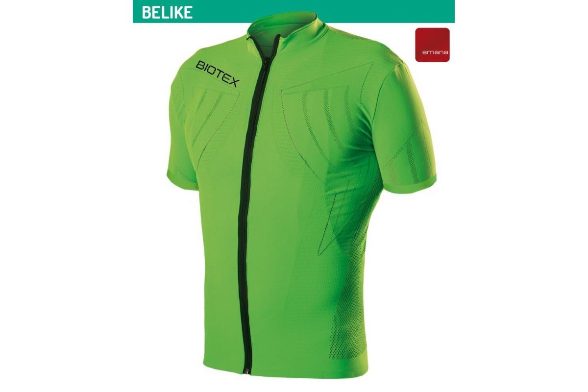 Maillot manches courtes BELIKE avec ZIP