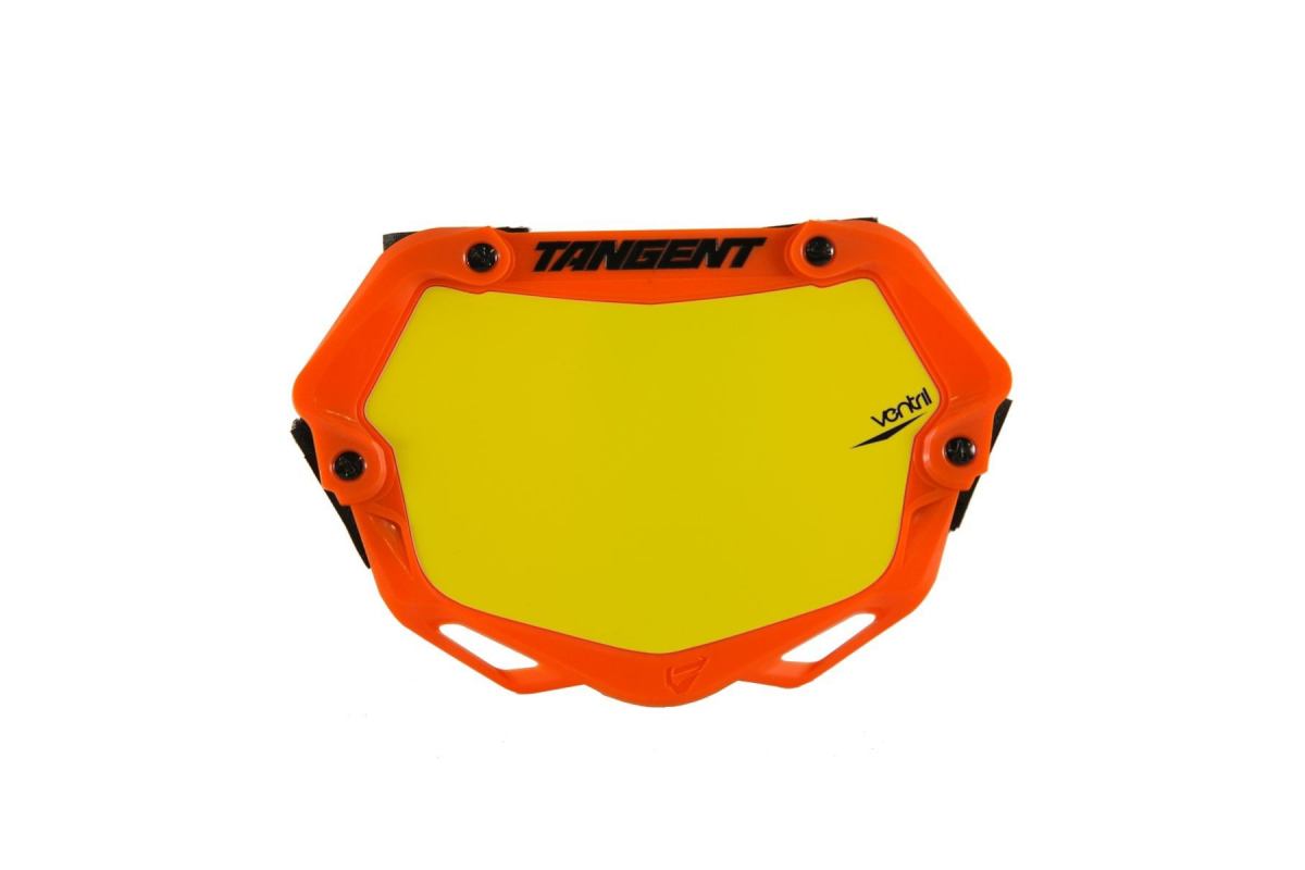 Plaque TANGENT ventril 3D mini fond jaune