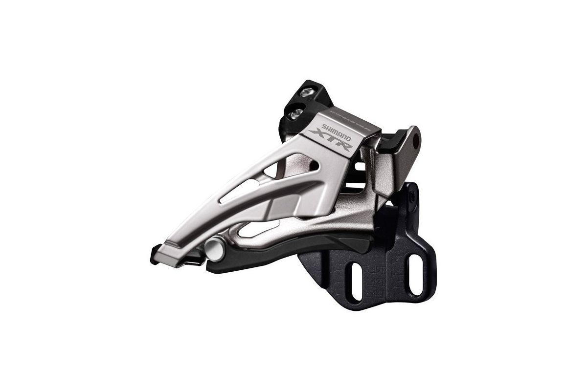Dérailleur Avant Double Shimano Gris FD-M9025 Type E Tirage Bas