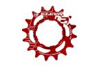 Pignon ELEVN aluminum rouge