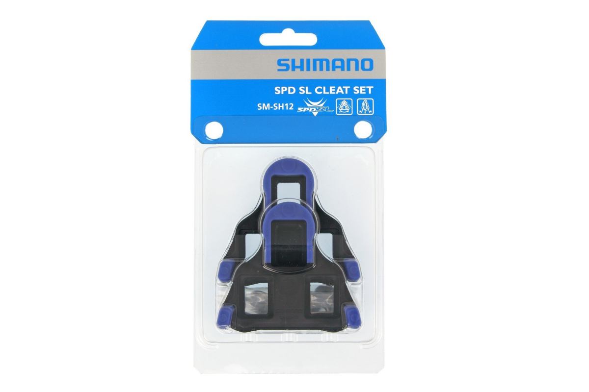 Paire  Cales SHIMANO Rte Bleu SM-SH12 SPD-SL, Liberte Moyenne