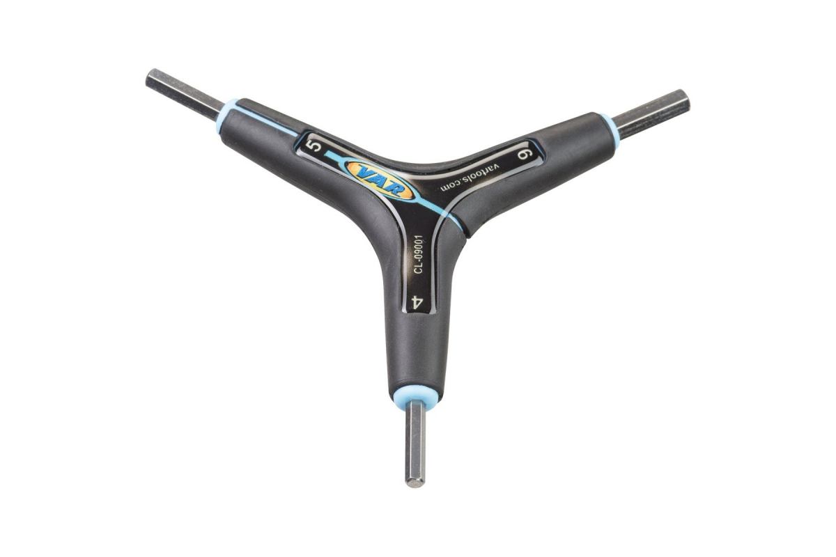 Var Outils Clé Hexagonale Triple Premium 4/5/6 Mm
