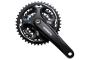 Pédalier Shimano Altus 8v Noir FC-M311 48/38/28D