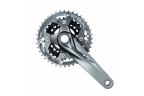 Pédalier Shimano 9v Gris FC-M4050 40/30/22D 175mm