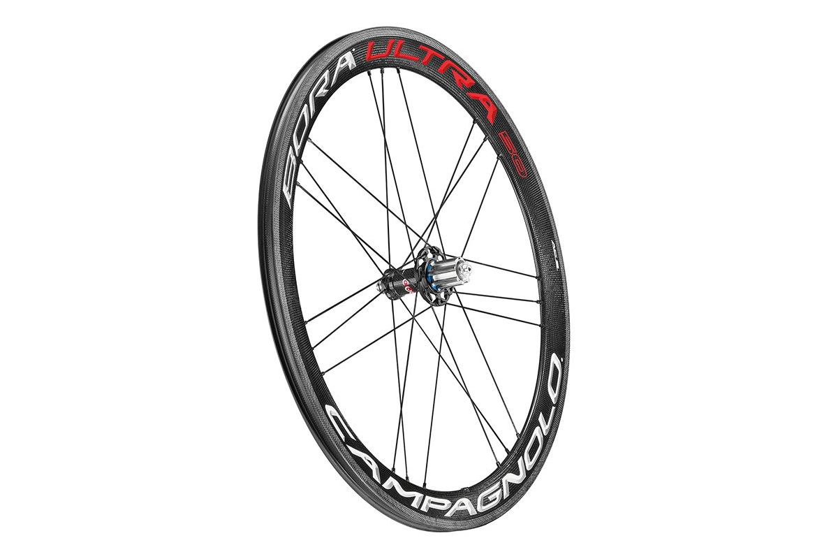 Paire de roue Campagnolo Bora Ultra 50 Boyaux CL SHI + PATINS BR-BO500X