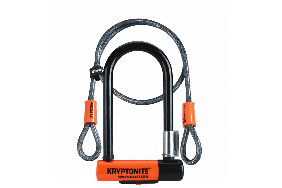 Antivol U Kryptonite Evolution Mini7 + Cable 8.3cmx17.8cm. Cable 120cm Sécurité 7/10