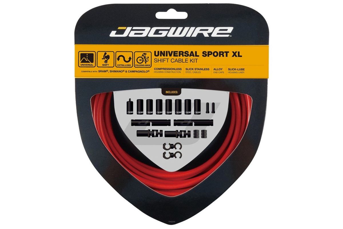 Kit câbles et gaine de dérailleur Jagwire Universal Sport XL