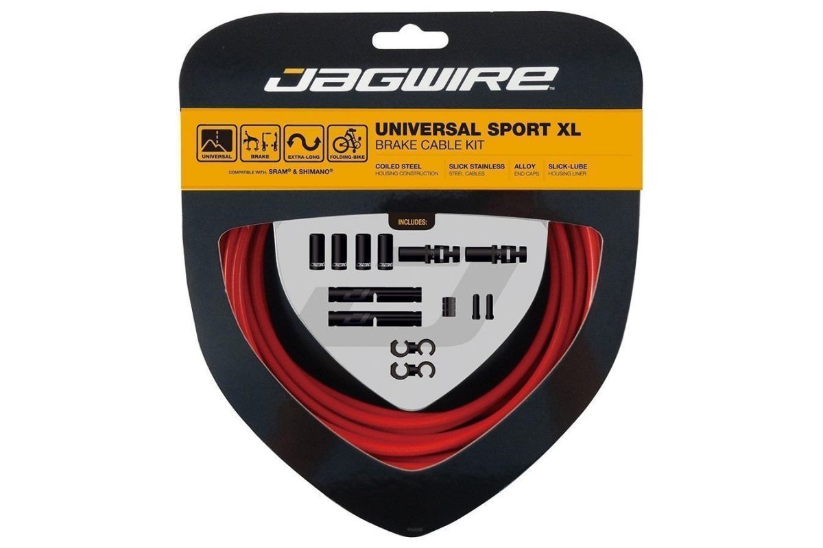 Kit câbles et gaine de frein Jagwire Universal Sport XL Rouge