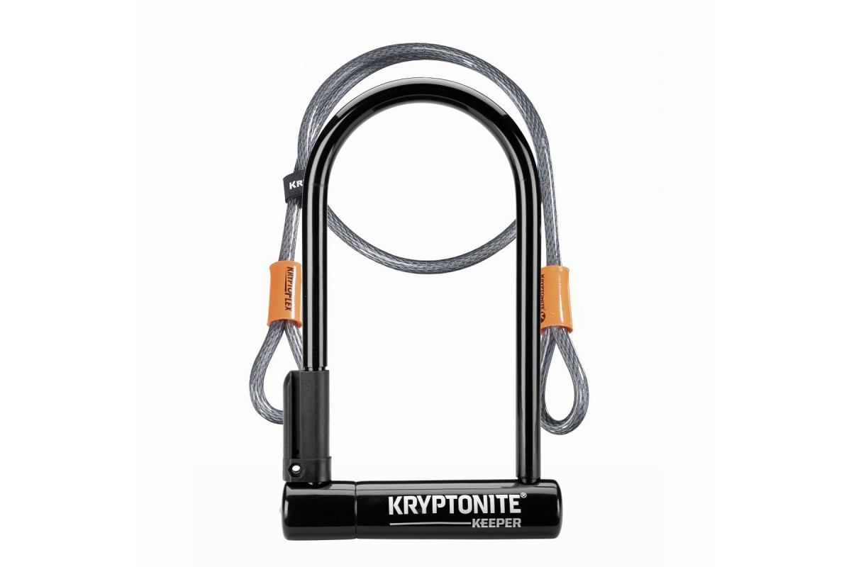 Antivol en U KRYPTONITE - Keeper 12 STD + Câble 120 cm - Sécurité 5/10