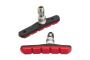 Patins de frein Mountain Sport Jagwire Rouge