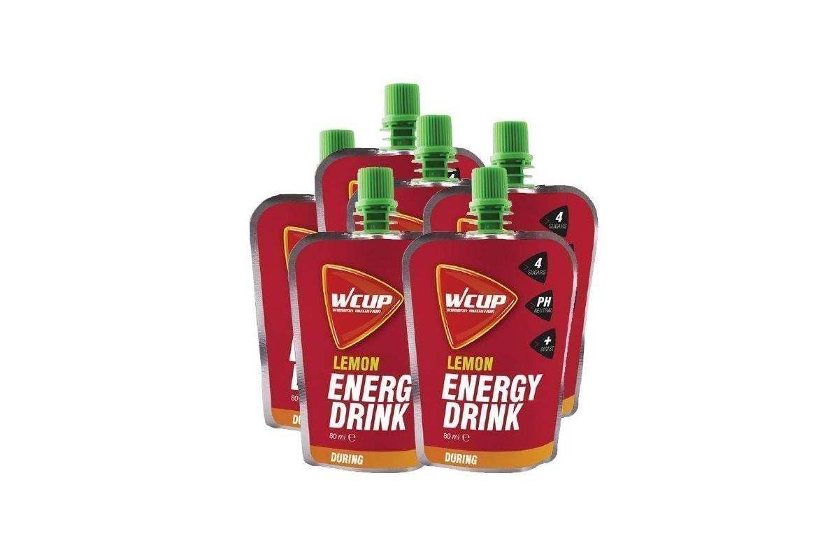 Wcup Energy drink, Citron 80 ml (5+1 gratuit)