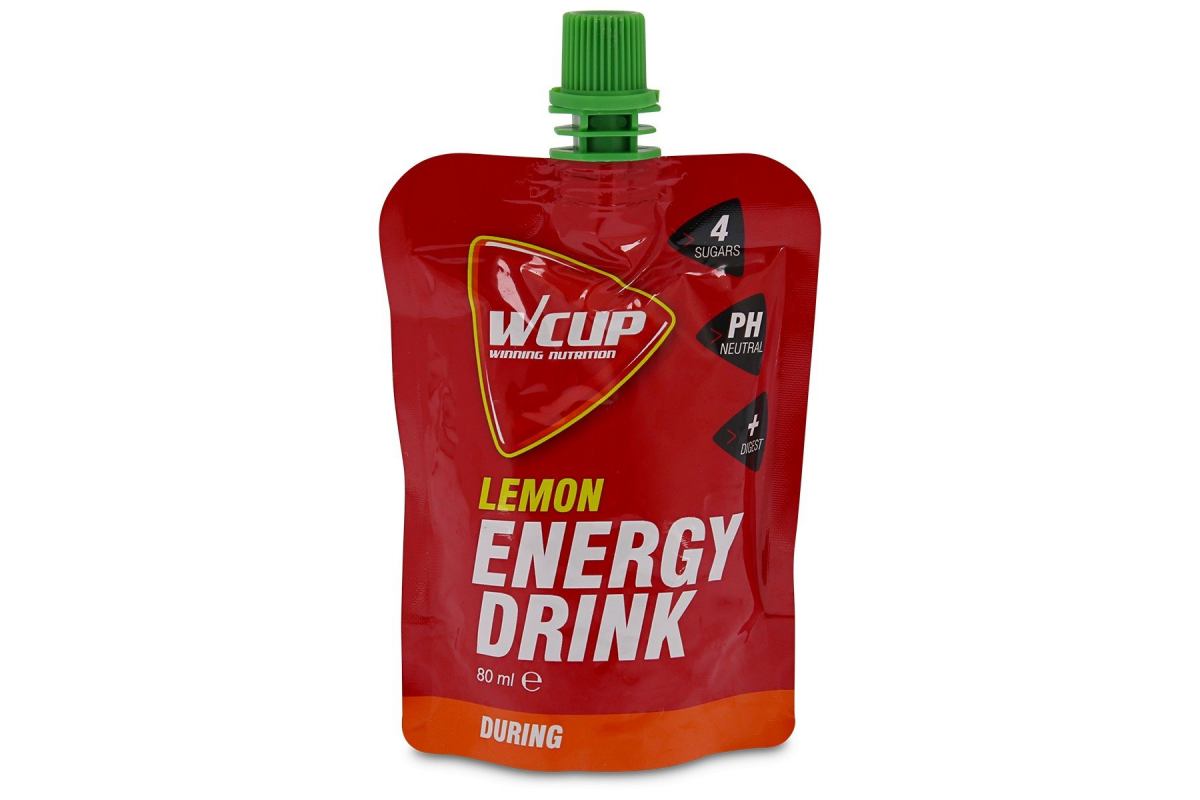 Wcup Energy drink, Citron 80 ml (5+1 gratuit)