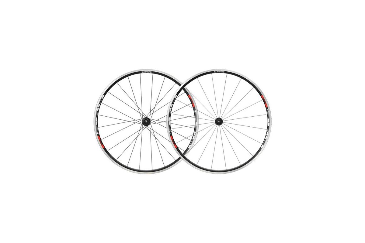 Paire De Roues SHIMANO R501A 8-10v Alu Pneu Frein Jante