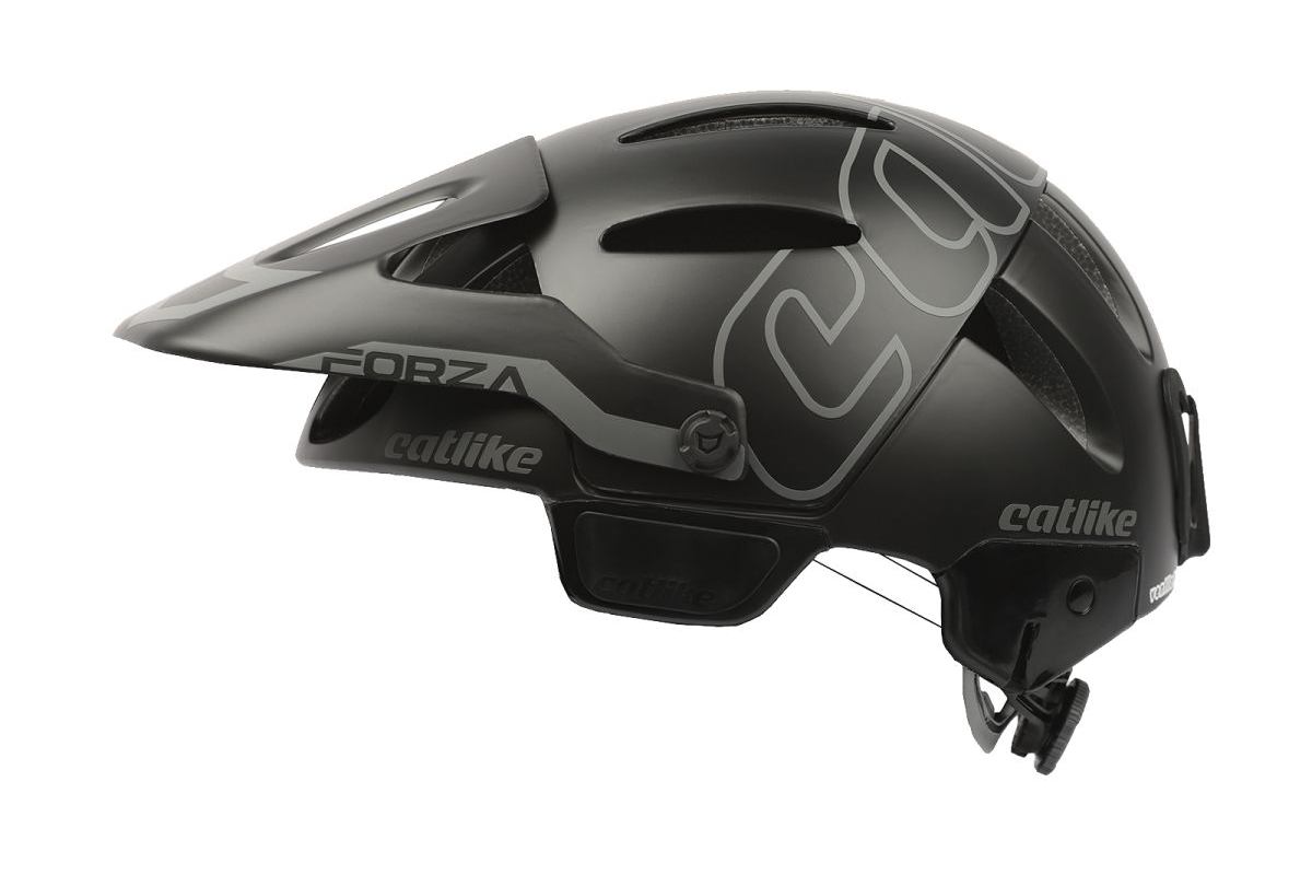 Casque FORZA 1.2 BLACK BRIGHT MATT WHITOUT CHIN PROTEC CATLIKE