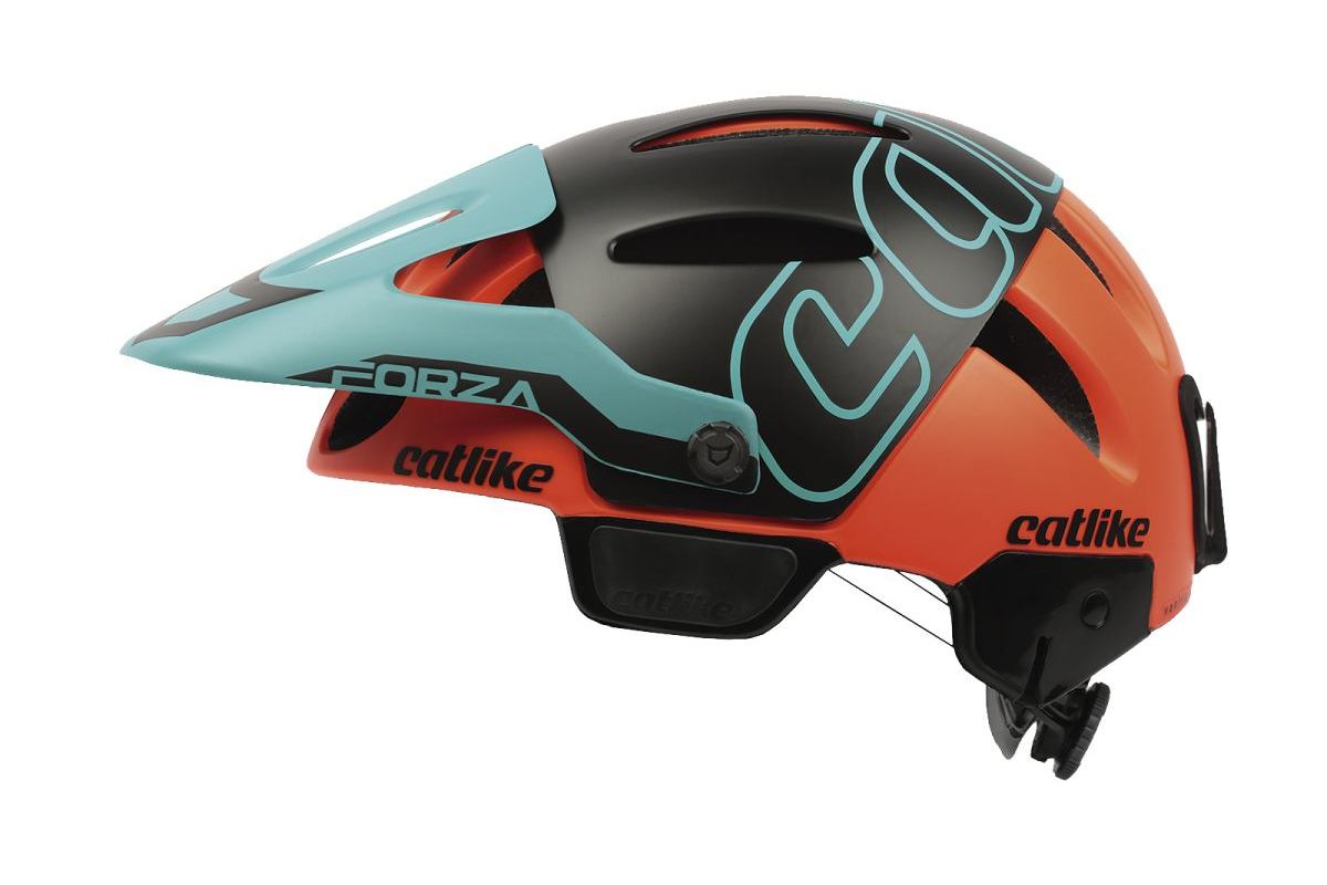 Casque FORZA 1.2 BLUE-ORANGE-BLACK WHITOUT CHIN PROTEC CATLIKE