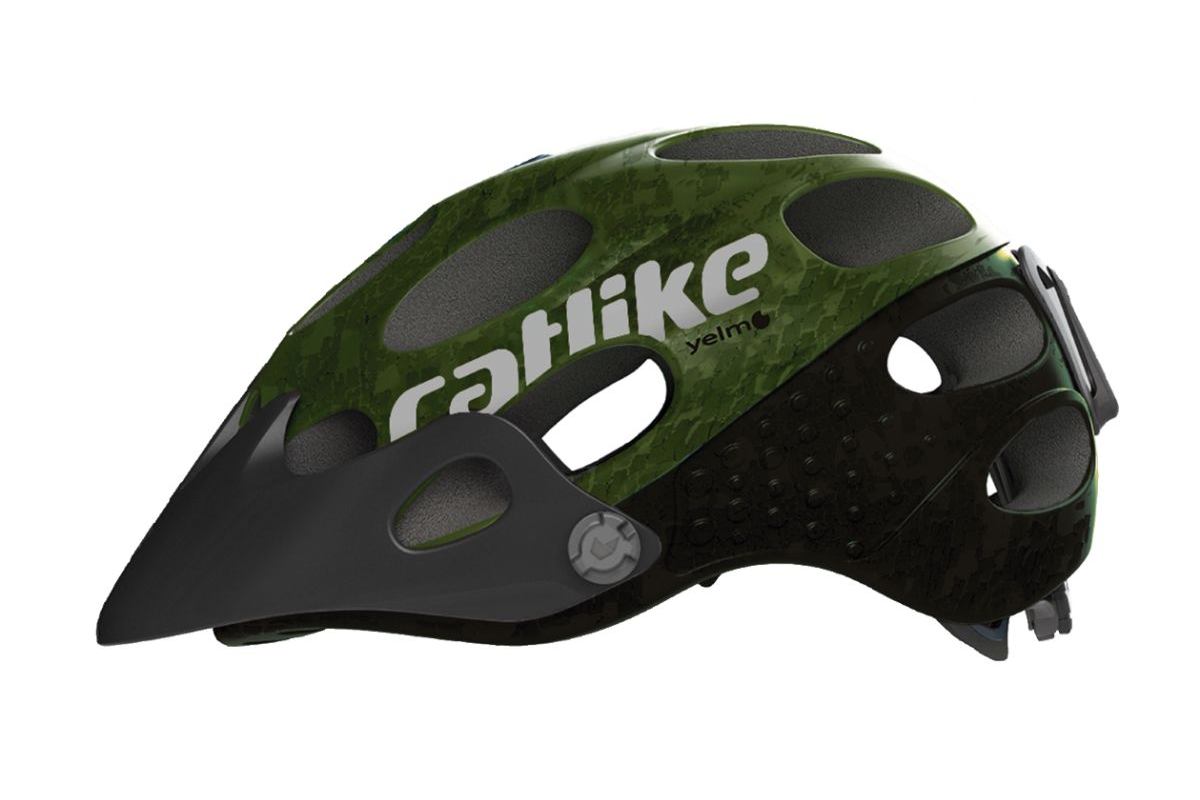 Casque YELMO GREEN  MATT CATLIKE