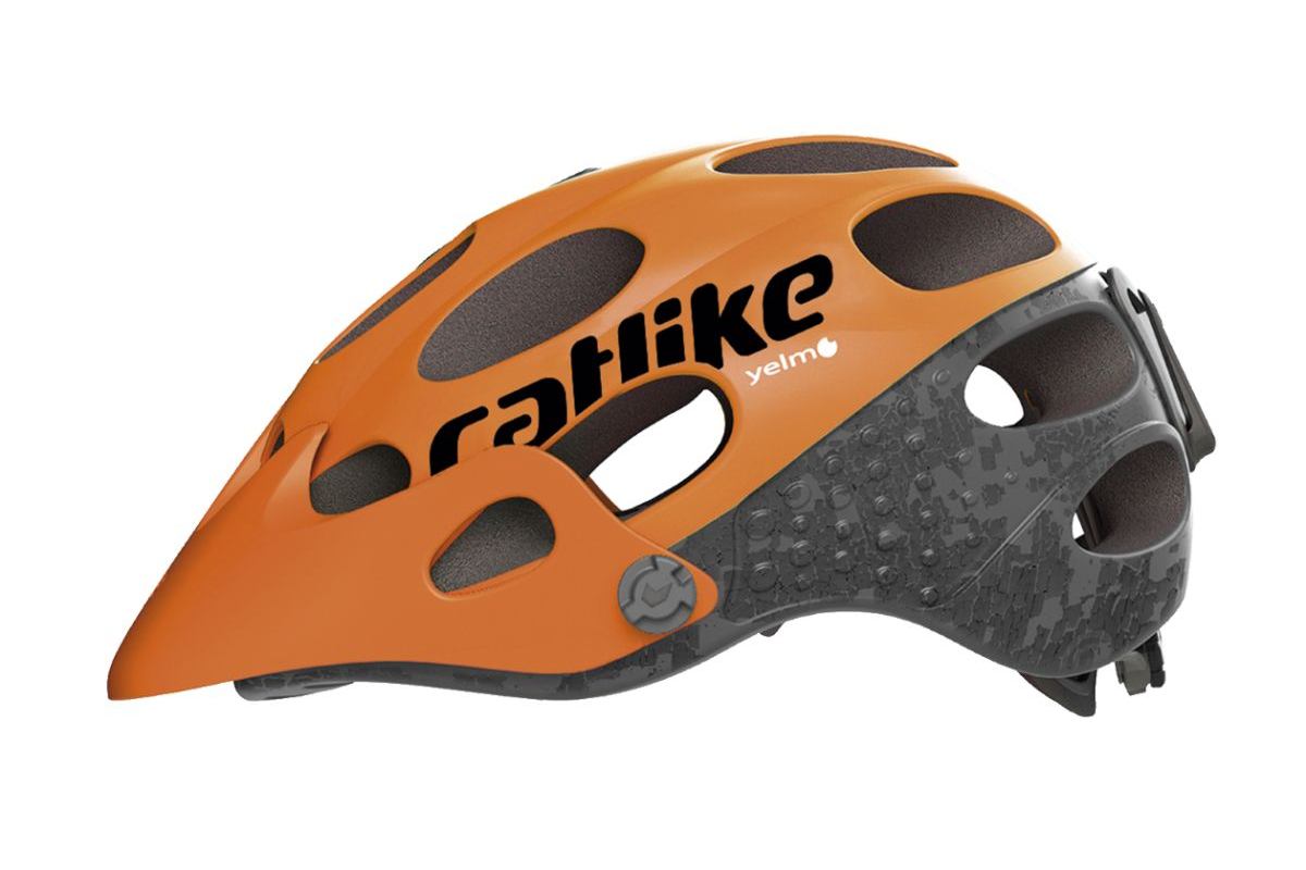 Casque YELMO ORANGE MATT CATLIKE