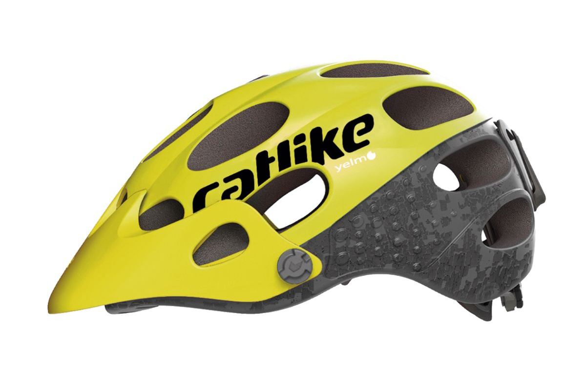 Casque YELMO YELLLOW MATT CATLIKE
