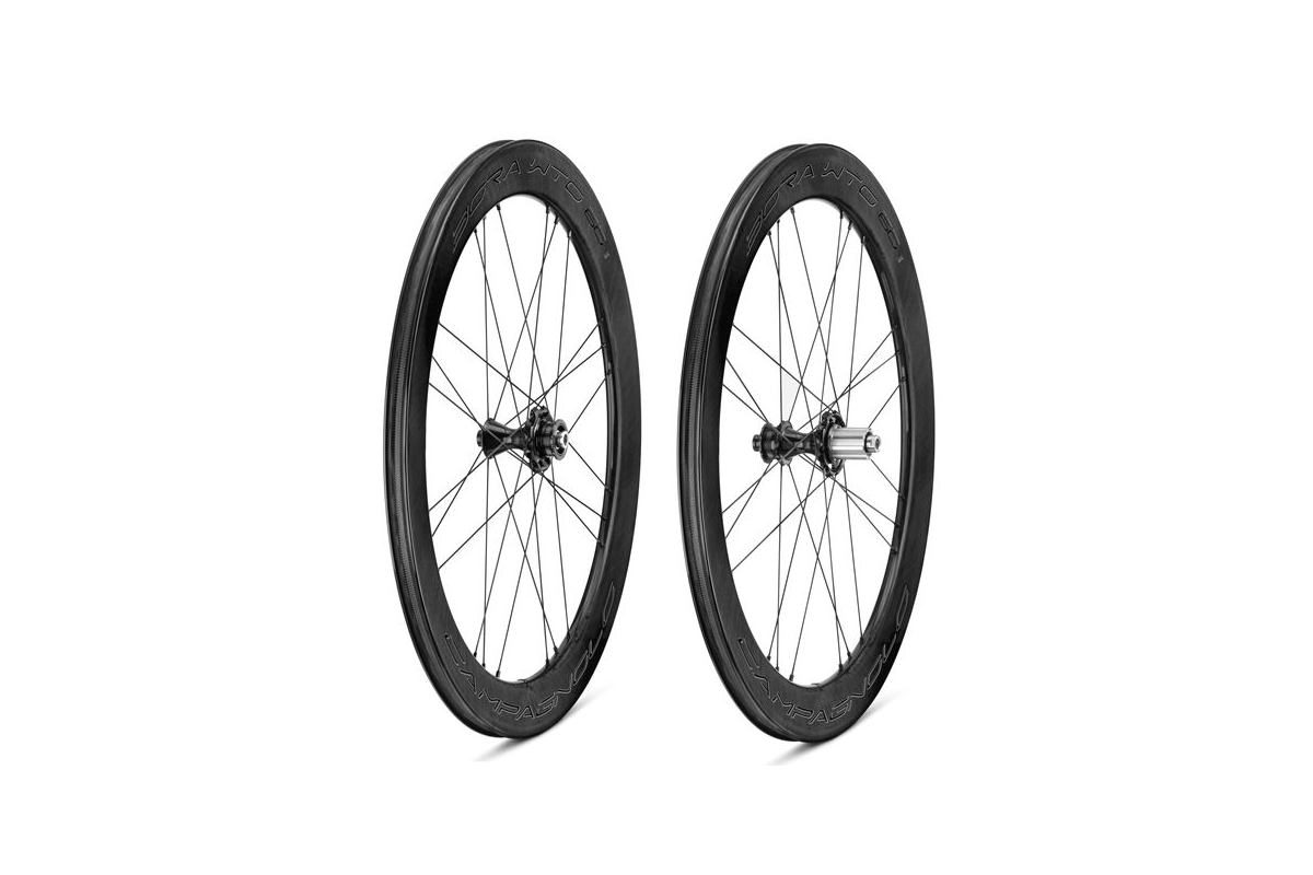 Paire de roues noires Bora WTO 60 Disc CAMPAGNOLO