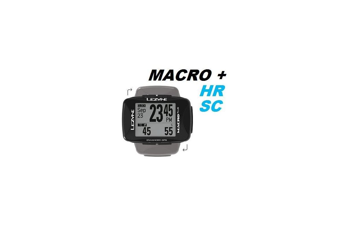 GPS Macro Plus GPS + Cardio + Cadence - Lezyne